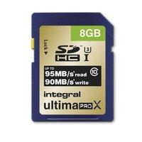 integral 8gb ultimapro x sdhcxc 9590mb c10 uhs i u3 memory card