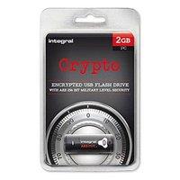 Integral 2GB Crypto Drive FIPS 197 Encrypted USB