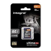 integral 256gb ultimapro sdhcxc 80mb class 10 uhs i u7 memory card