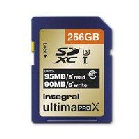 Integral 256GB UltimaPro X SDHC/XC 95/90MB C10 UHS-I U3 Memory Card