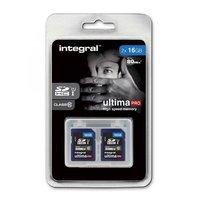 integral 16gb ultimapro sdhcxc 80mb class 10 uhs i u3 memory card twin ...