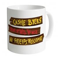 inspired by stranger things castle byers mug