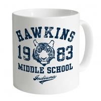 inspired by stranger things hawkins middle school mug