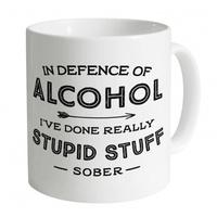 In Defence Of Alcohol Clean Mug