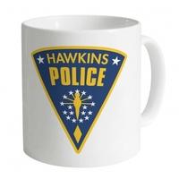 inspired by stranger things hawkins police mug
