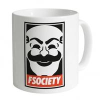 Inspired By Mr Robot - Obey fsociety Mug