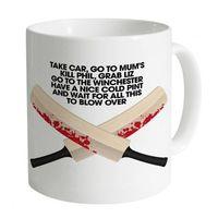inspired by shaun of the dead blow over mug