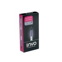 Invo Needlepoint Rollerball Pen 0.7mm Tip 0.5mm Line (Black) - (Pack of 12 Pens)