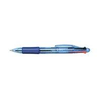 Invo 4 Colour Ballpoint Pen 1mm Tip 0.5mm Line (Black/Blue/Red/Green) - (Pack of 12 Pens)