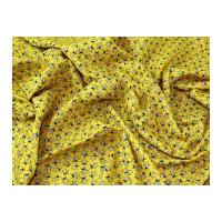 Insects Party Bugs Print Cotton Dress Fabric Yellow