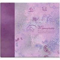 inspirations paper scrapbook 12x12 memories purple 262593