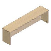 Invite Rectangular Reception Counter Top Invite Modular Rectangular 1800mm X 325mm Reception Counter Tops-Beech-Install