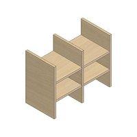 Invite Pigeon Hole Reception Unit Invite Modular Reception Pigeon Hole Unit-Maple-Install