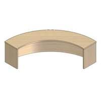 invite 90 degree radius reception counter top invite modular 90 degree ...