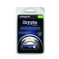 Integral 8GB Crypto FIPS 197 Encrypted Flash Drive Blue