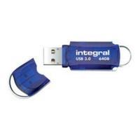 integral courier 64gb usb 30 flash drive infd64gbcou30