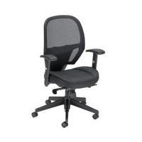 Influx Amaze Chair Synchronous Mesh Seat Black 11186-02Blk
