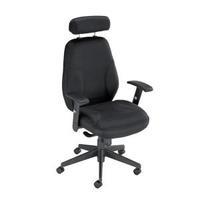 Influx Energize Driver Armchair Seat Black 11185-01Blk