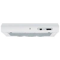 Indesit ISLK66FASW 60cm Visor Chimney Hood in White 3 Speed Fan