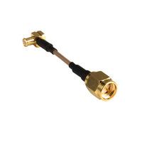 IntelliConnect C-SMAPMCXRA-RG178-50MM Cable Assembly SMA Plug to M...
