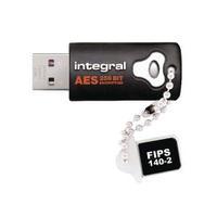 Integral Crypto Encrypted USB 4Gb Flash Drive Black INFD4GCRYPTO140-2