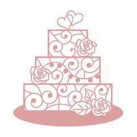 Intricut Tiered Cake Die 11.1 x 11.6 cm