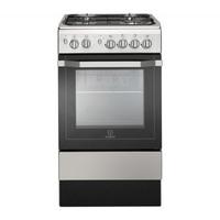 Indesit I5GG1S 50cm Single Cavity Gas Cooker in Silver FSD