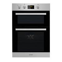 Indesit IDD6340IX Built In Electric Double Oven in Stainless Steel