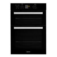 Indesit IDD6340BL Built In Electric Double Oven in Black