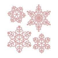 Intricut Christmas Snowflake Mini Dies 4 Pieces