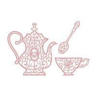 Intricut Tea Set Dies 3 Pieces