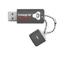 integral crypto encrypted usb 8gb flash drive grey infd8gcrypto197