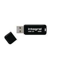 integral black noir usb 30 16gb flash drive infd16gbnoir30