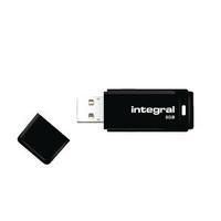 Integral Black USB 2.0 8Gb Flash Drive INFD8GBBLK
