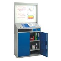 Information Workstation with Whiteboard back