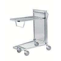 In Store Trolley Spring Tray Metallic GreyBlue 375425