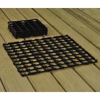 Interlocking Growbag Mat for Improved Drainage (Set of 8) by Selections