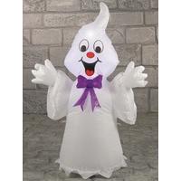 Inflatable Happy Ghost with Lights Halloween Decoration