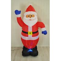 inflatable santa with light show 180cm by westwoods