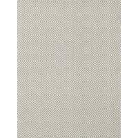 INDOOR OUTDOOR PETIT DIAMOND RUG in Light Blue and Ivory - 8.5 x 11ft