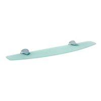 infinity clear glass shelf l575mm d140mm