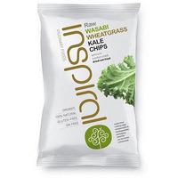 inspiral raw wasabi wheatgrass kale chips 30g