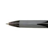 invo easygel retractable gel pen 07mm tip 05mm line black pack of 12