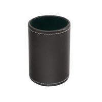 invo pen holder faux leather brown