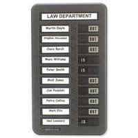 Indesign In/Out Board 10 Names Grey WPIT10I