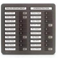 Indesign In/Out Board 20 Names Grey WPIT20I