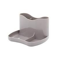 Initiative Trend Contemporary Desk Caddy Warm Grey