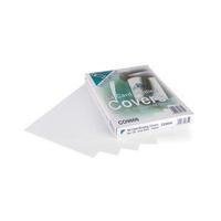 Initiative (A4) PVC Binding Covers 140 Microns (White) Pack of 100 Covers