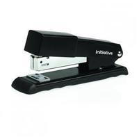 Initiative (20 Sheet Capacity) Metal Half-Strip Stapler (Black)