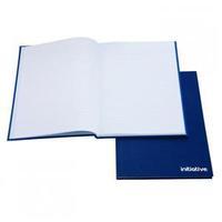 Initiative (A6) Manuscript Book (Blue) with Feint Ruled 70gsm Paper (96 Pages)